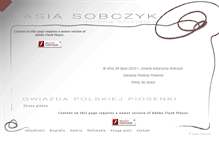 Tablet Screenshot of kasiasobczyk.art.pl